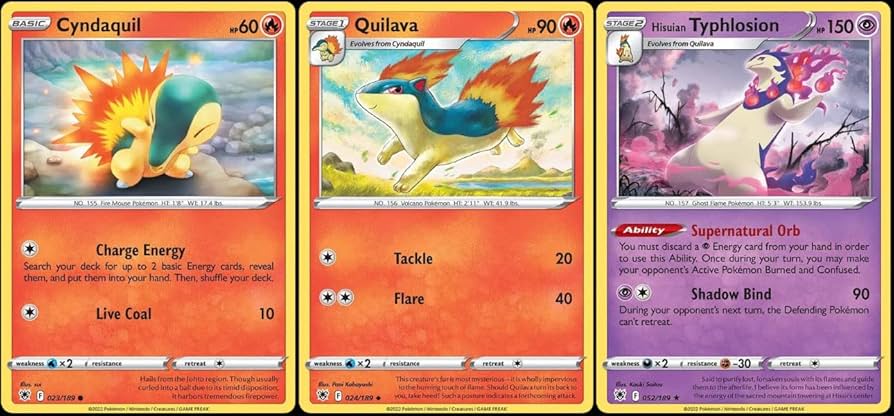 Amazon.com: Pokemon Hisuian Typhlosion 052/189 - Astral